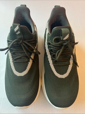 Blue Mountain running Men's Breathable Knit Athletic Sneakers - Olive Green